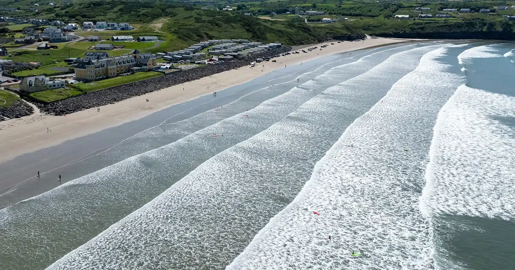 Large background image of Beach in Rossnowlagh