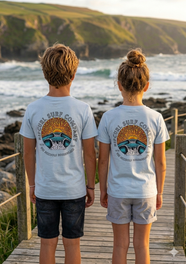 Kids Fin McCool x Rip Curl T-Shirt